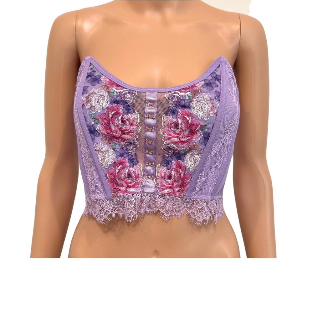 Victoria’s Secret small Dream Angels embroidered corset top BC3 3248